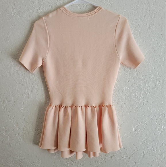 Jonathan Simkhai Peplum Top Size XS - Picture 3 of 7